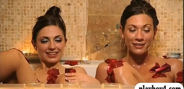  Sexy women enjoying their stay inside Playboy mansion